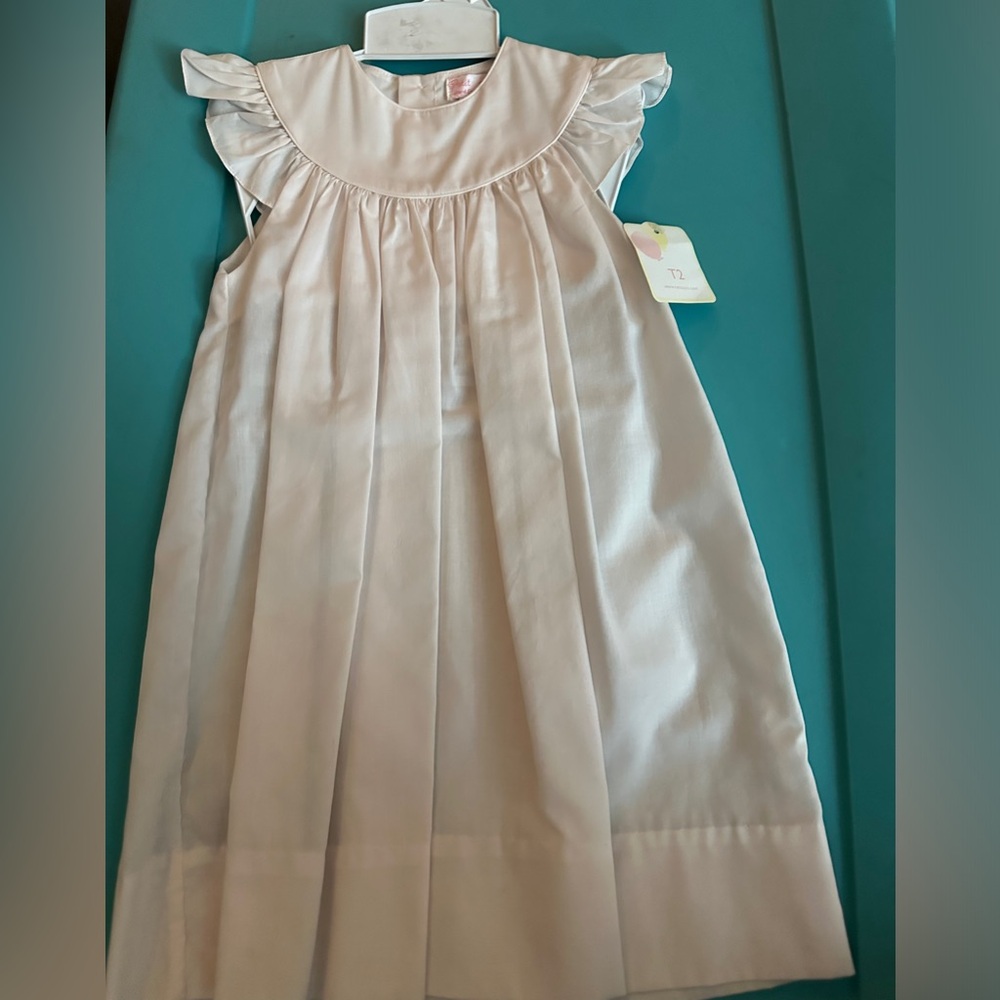 Soft pink boutique dress